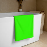 Autumn LeAnn Designs® | Bright Neon Green Beach Towel
