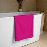 Autumn LeAnn Designs® | Deep Pink Beach Towel