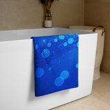 Autumn LeAnn Designs® | Blue Water Bubbles Beach Towel