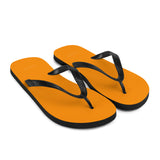 Autumn LeAnn Designs® | Adult Flip Flops Shoes, Bright Neon Orange