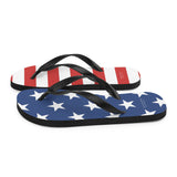 Autumn LeAnn Designs® | Adult Flip Flops Shoes, Stars & Stripes American Flag