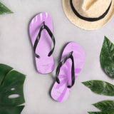 Autumn LeAnn Designs® | Adult Flip Flops Shoes, Palm Tree, Light Lavender