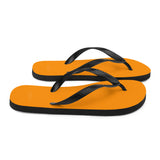 Autumn LeAnn Designs® | Adult Flip Flops Shoes, Bright Neon Orange