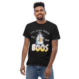 Autumn LeAnn Designs | Dark Heather Gray "I'm Just Here For the Boos" Unisex Classic Tee