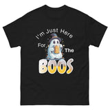 Autumn LeAnn Designs | Dark Heather Gray "I'm Just Here For the Boos" Unisex Classic Tee