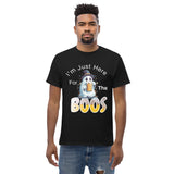 Autumn LeAnn Designs | Dark Heather Gray "I'm Just Here For the Boos" Unisex Classic Tee