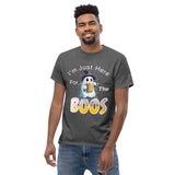 Autumn LeAnn Designs | Dark Heather Gray "I'm Just Here For the Boos" Unisex Classic Tee