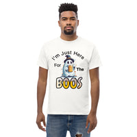 Autumn LeAnn Designs | Orange "I'm Just Here For the Boos" Unisex Classic Tee